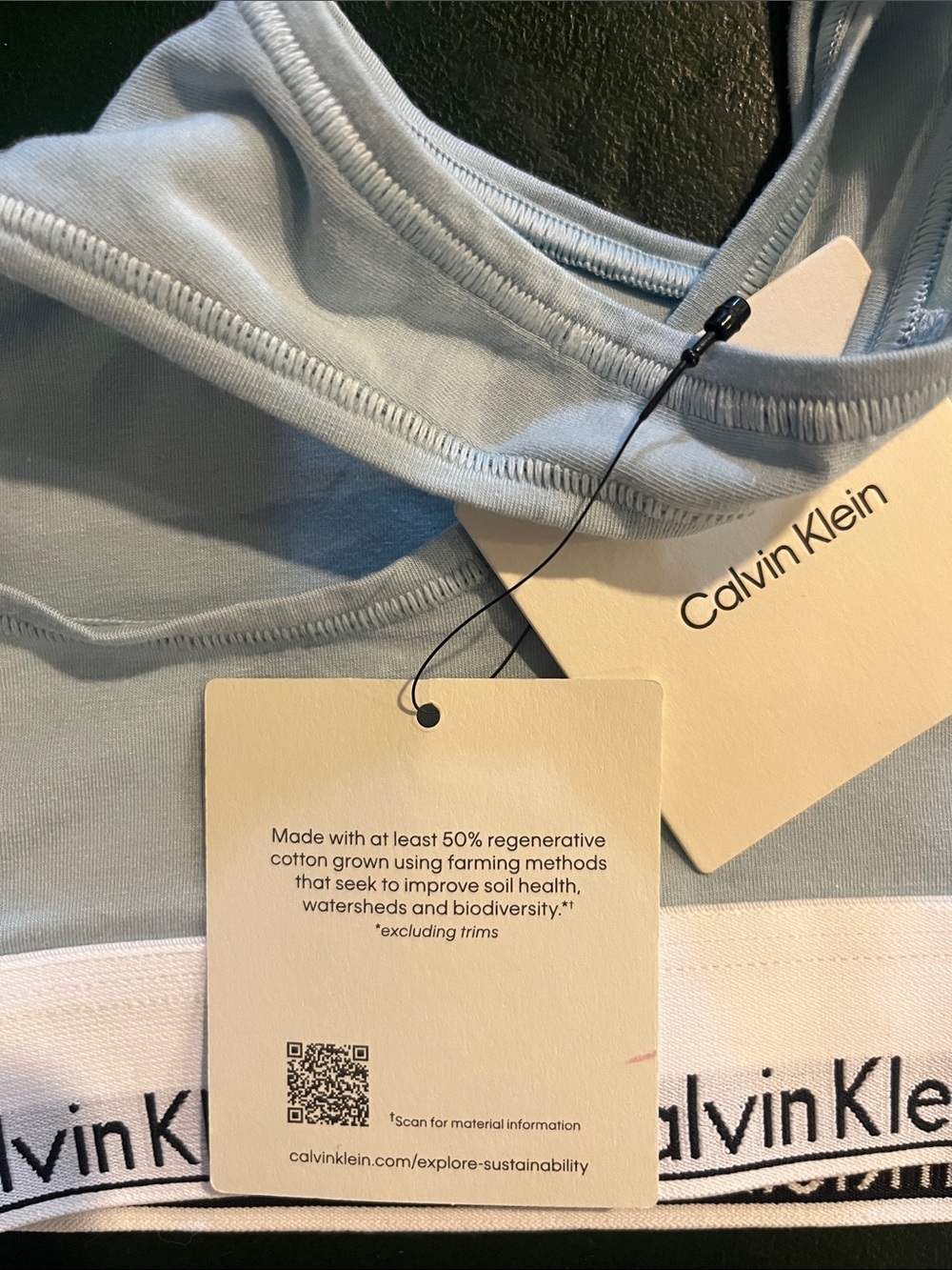 Calvin Klein Racerback Bralette - Picture 5 of 7